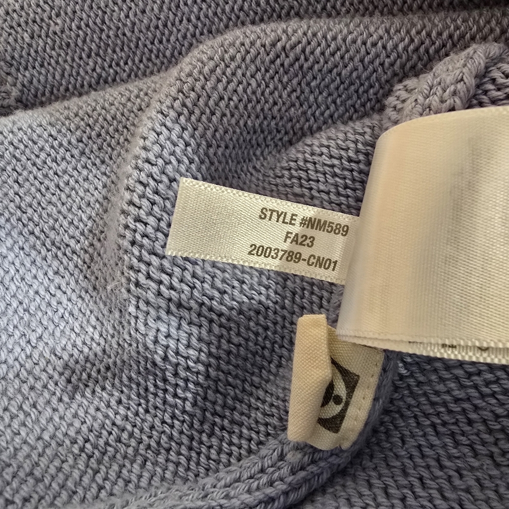 Madewell Conway Pullover Sweater In Craft Blue Size S - Picture 8 of 8